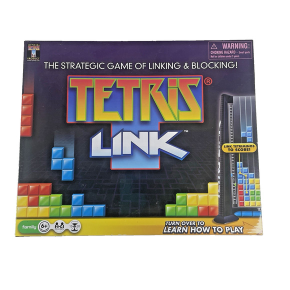 Tetris Link Hands-On Strategy Shape Game Discontinued Family Fun 100% Complete - Picture 1 of 4